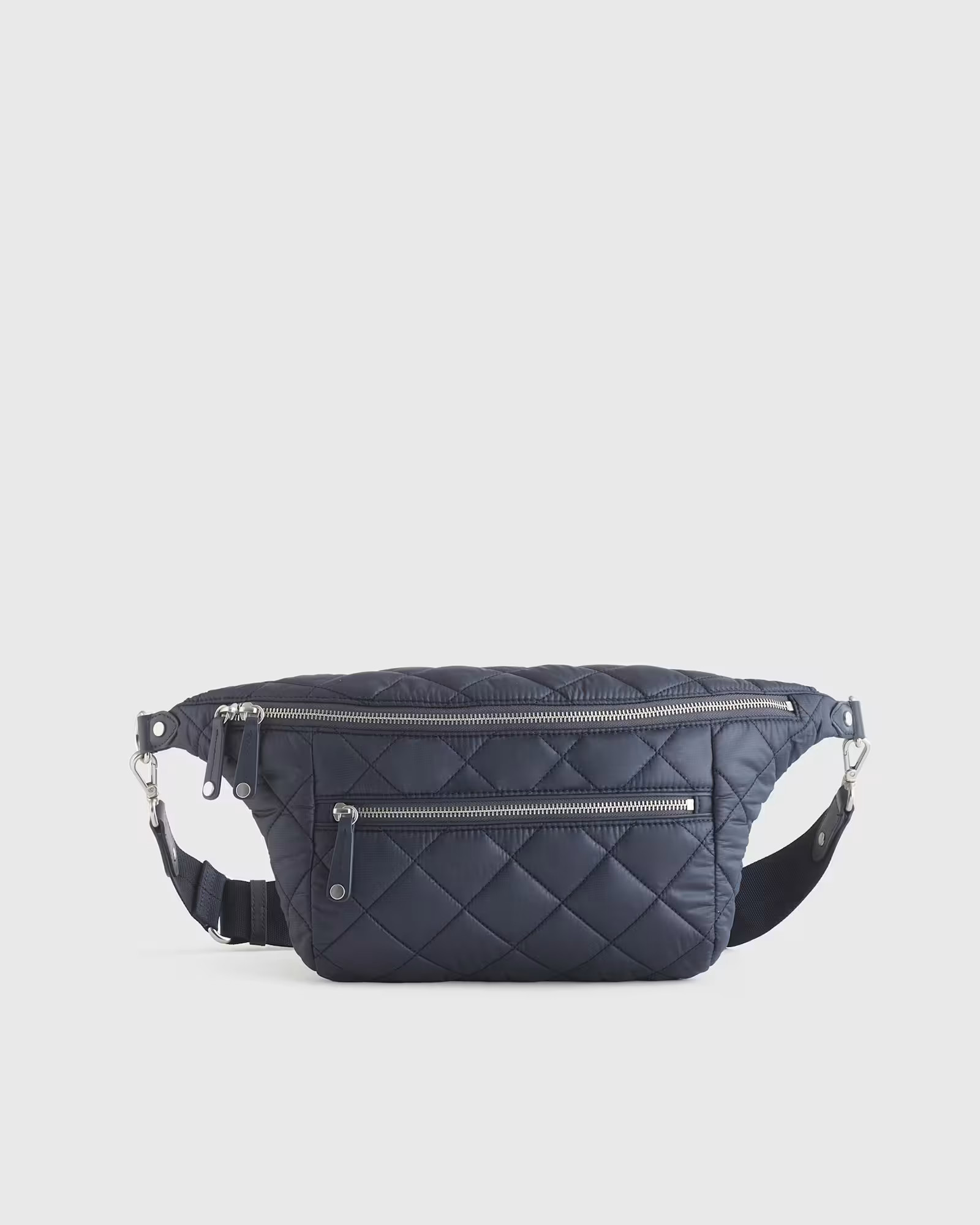 Transit Quilted Sling Bag in Navy | Quince
