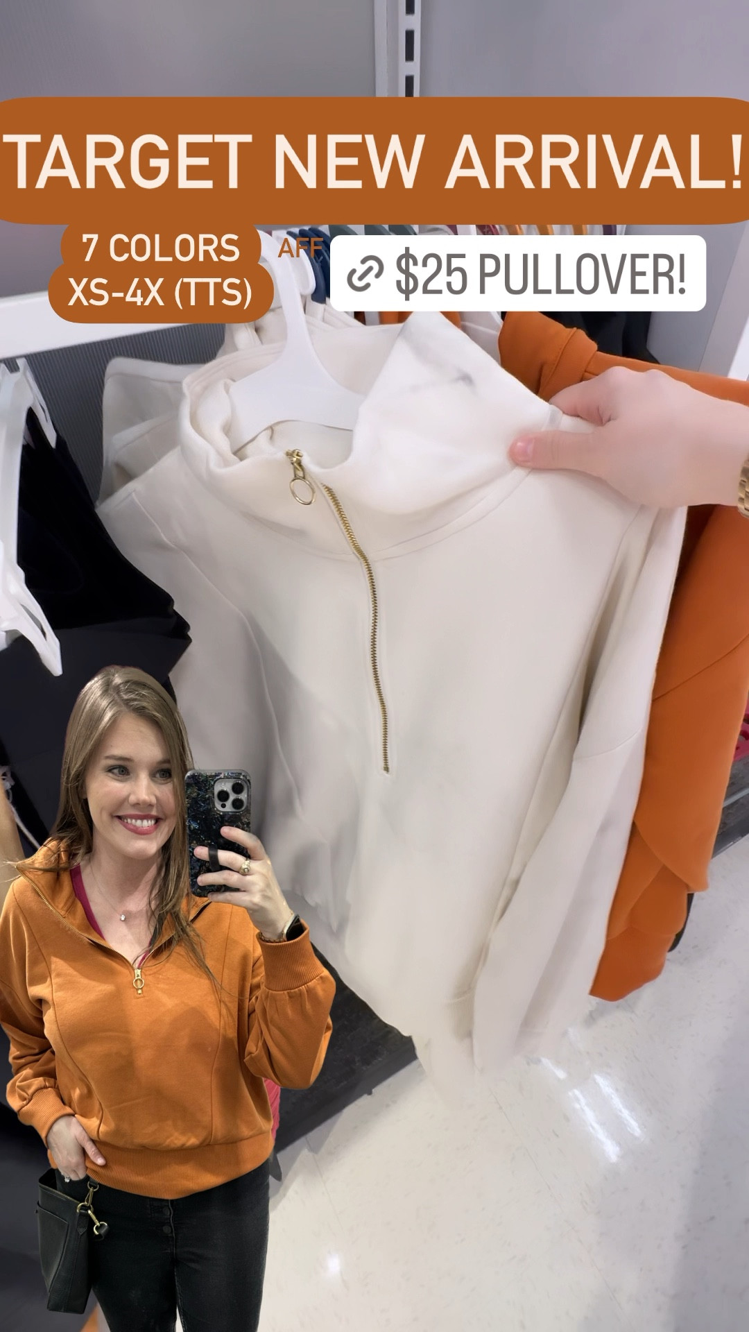 Target new arrival! These pullovers are only $25, come in 7 colors, and run true to size. I'm in a large, and the have XS-4X.
............
Target pullover, target sweatshirt, half zip sweatshirt, free people dupe, free people doop, half zip pullover, quarter zip sweatshirt, quarter zip pullover, joy lab pullover, joy lab sweatshirt, a new day sweatshirt, wild fable sweatshirt, target fashion, pullover under $25, pullover under $30, sweatshirt under $30, sweatshirt under $25, fall fashion, fall trends, work outfit, teacher outfit, get the look for less, plus size sweatshirt, plus size pullover, size large outfit, size 14 outfit, plus size fashion, midsize fashion, midsize outfit, back to school shopping, back to school fashion, back to school outfit, game day look, game day outfit 

#LTKcurves #LTKmidsize #LTKstyletip