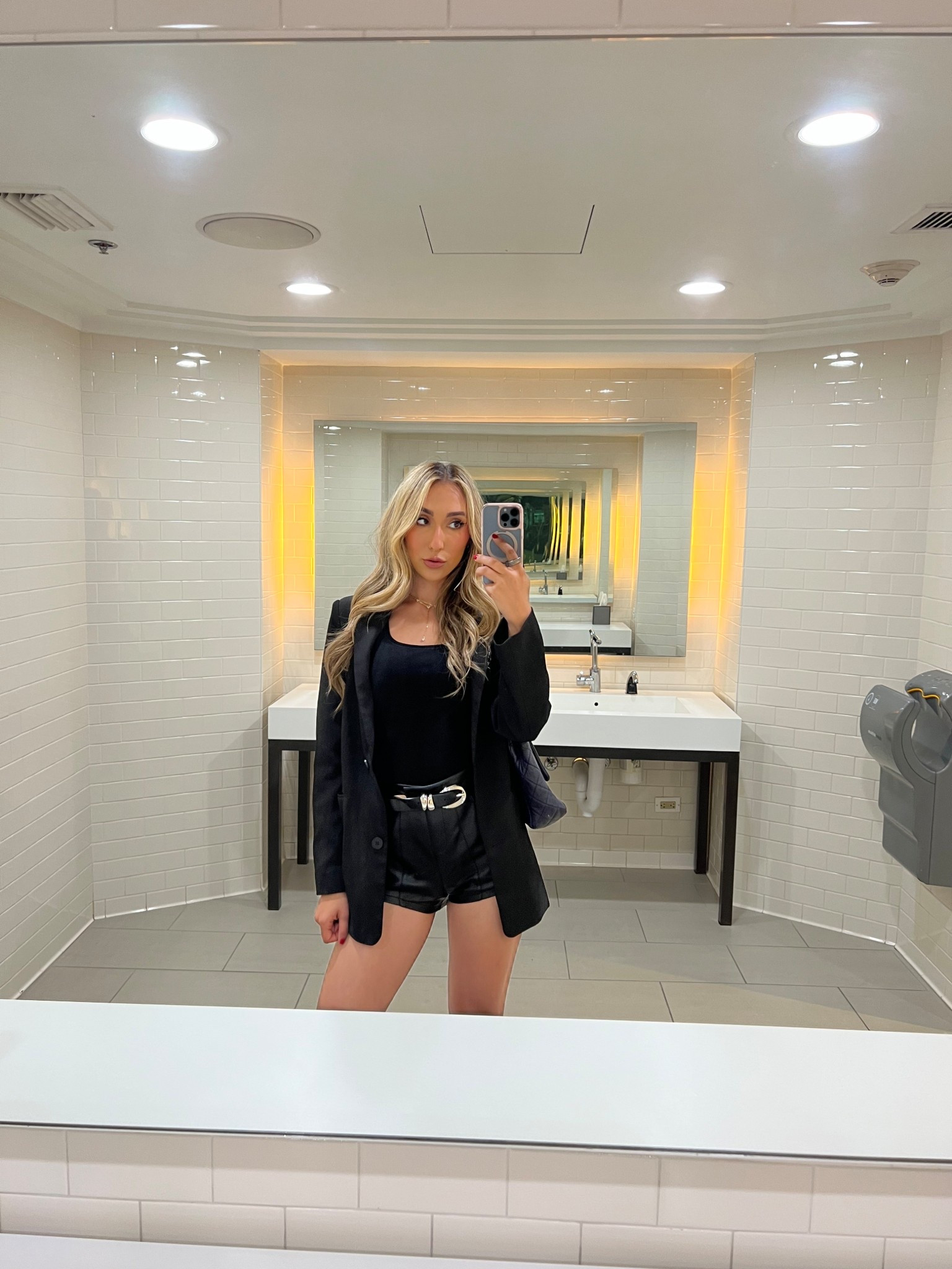 All black Edikted micro shorts outfit for dinner 

#LTKFindsUnder100 #LTKBeauty #LTKSummerEdit