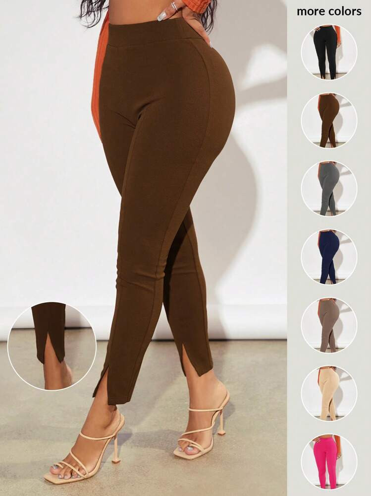 Slit Leggings  | SHEIN