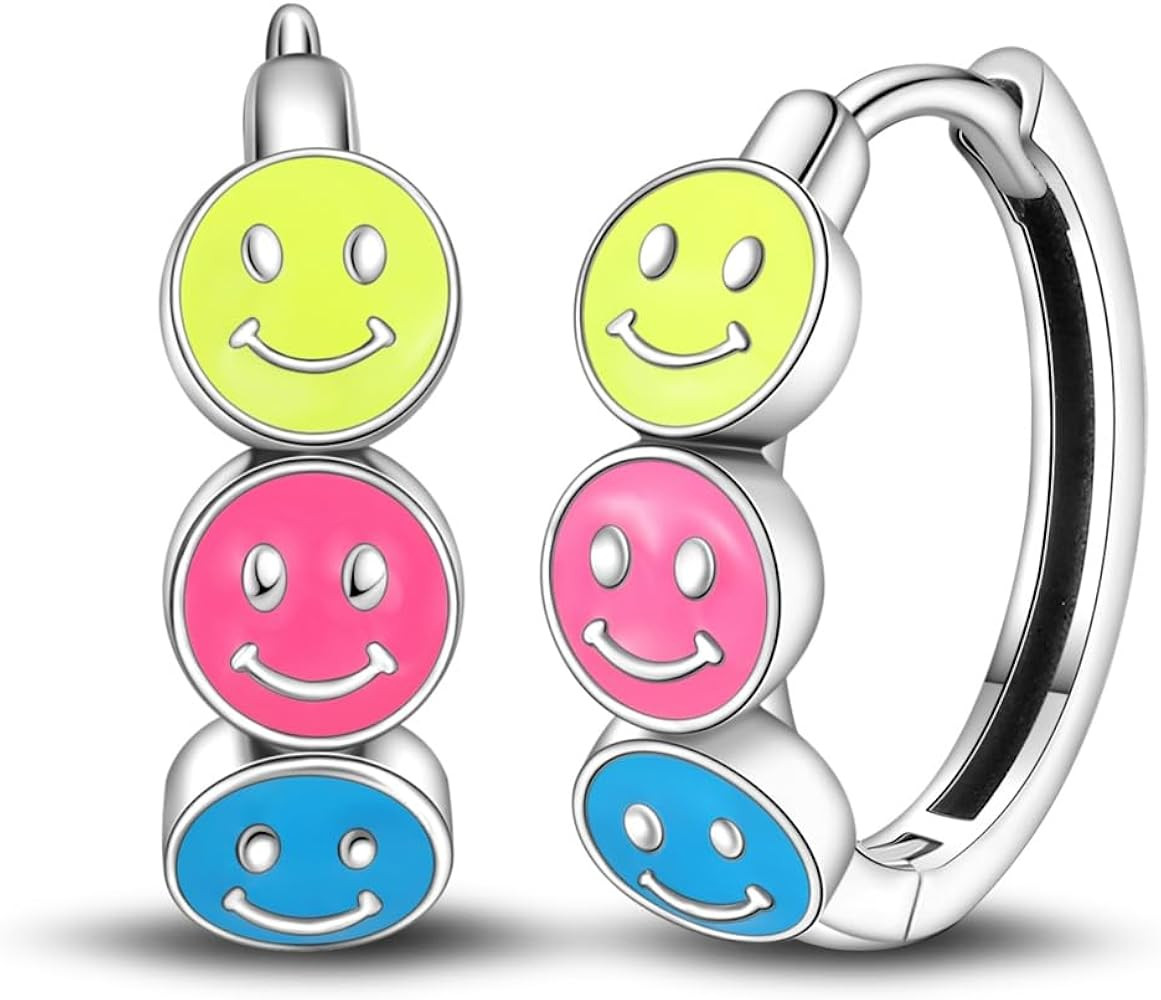 925 Sterling Silver Women Earrings, Sparkling Star and Moon Earrings, Various Hypoallergenic Earr... | Amazon (US)