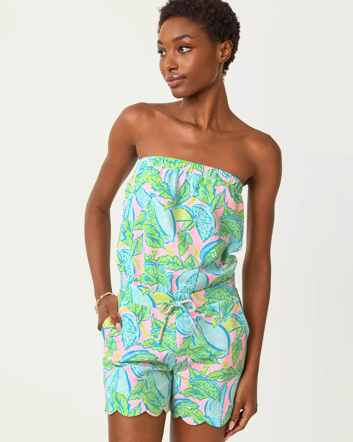 Jace Strapless Romper | Lilly Pulitzer