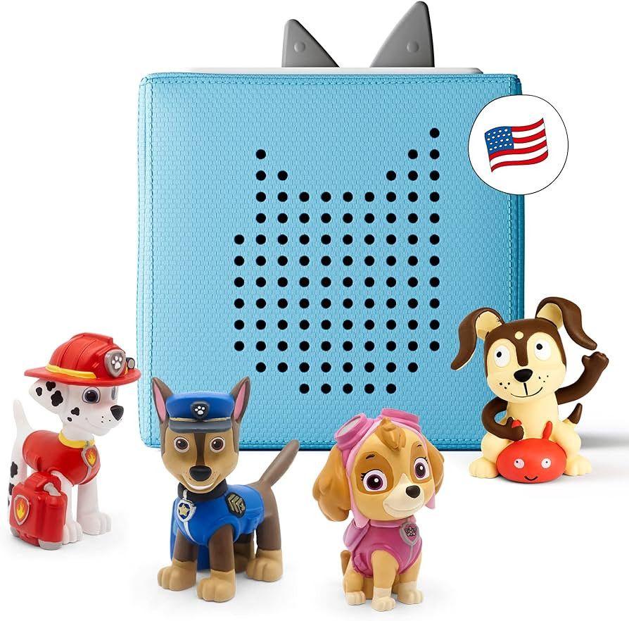 Toniebox Audio Player Starter Set with Chase, Skye, Marshall, and Playtime Puppy - Listen, Learn,... | Amazon (US)