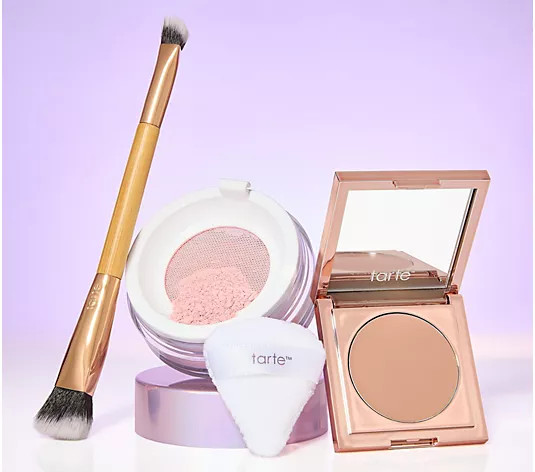 Make Your Selection: tarte cc undereye corrector & creaseless powder 3 pc set | QVC