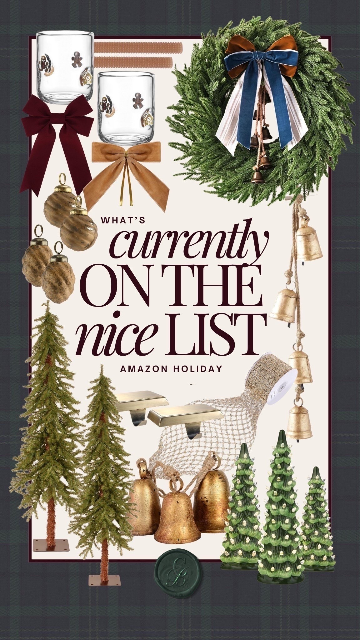 ✨Holiday magic, delivered by Amazon✨ From timeless wreaths and velvet bows to gingerbread mugs, glowing ceramic trees, and vintage-style bells—these are the holiday best sellers making the “nice list” this year. Perfect for cozy nights in or creating that high-end holiday look without the splurge.

#AmazonHoliday #HolidayDecor #AmazonFinds #ChristmasDecor #AmazonHome #CozyHome #HolidayStyle #AffordableHolidayDecor 

#LTKSeasonal #LTKHome #LTKHoliday