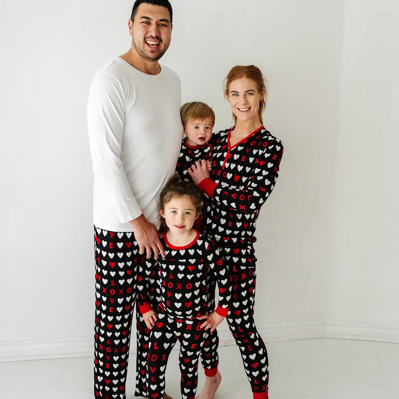 Black XOXO Men's Pajama Pants | Little Sleepies