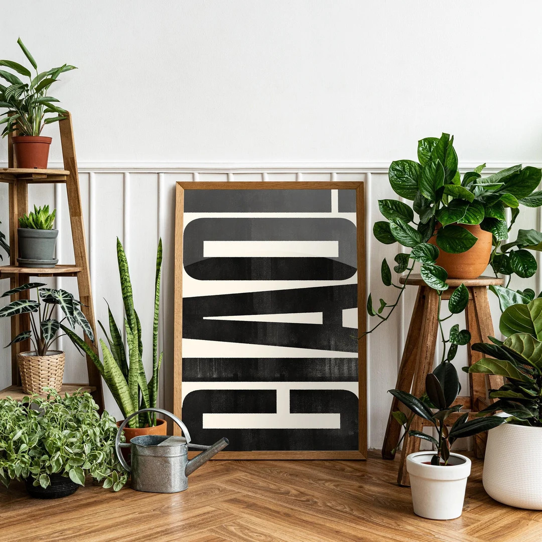CIAO Graphic Type Poster Modern Typography Wall Art - Etsy | Etsy (US)
