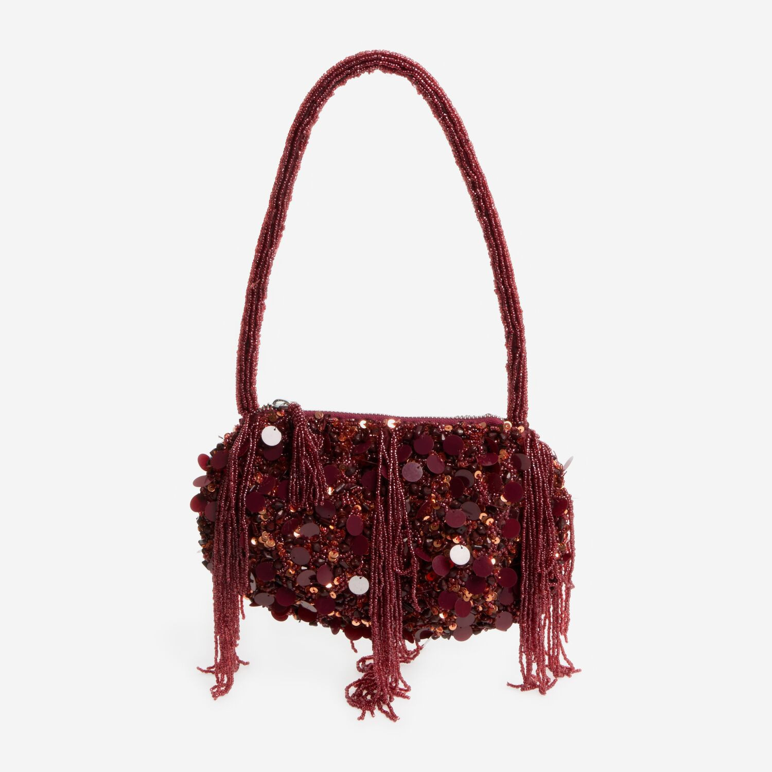 Red Beaded Jasmine Grab Bag | TK Maxx