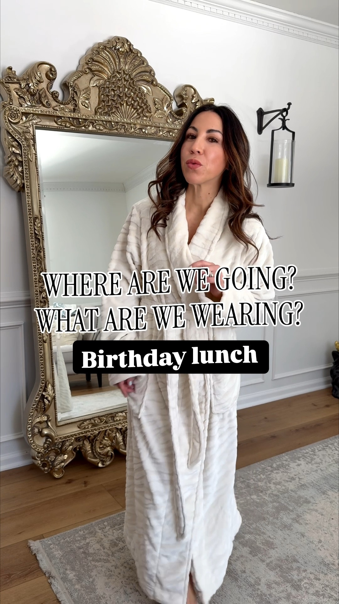 And today I’m 46. Personally I’ve loved my 40s the most. My 20s I was kinda wild (yup I had a wild state. Think we all do). My 30s I was still trying to figure out who I was. But my 40s is when it all came together and I am so grateful for where I am. So cheers to 46❤️ Heading out for my birthday lunch and wearing the exact kind of pieces that make me happy. The lounge jeans from yesterday, a fun and edgy cardigan, my go to sneakers that are on sale and all my favorite jewelry! 

Jeans small. I used hemming tape. White bodysuit small. Pink cardigan small. Sneakers size down. Robe small. Bracelets code HOUSEOFLEO20. 

Sweatpant jeans, leopard cardigan. Pajama jeans. 

#LTKootd #LTKOver40 #LTKgrwm