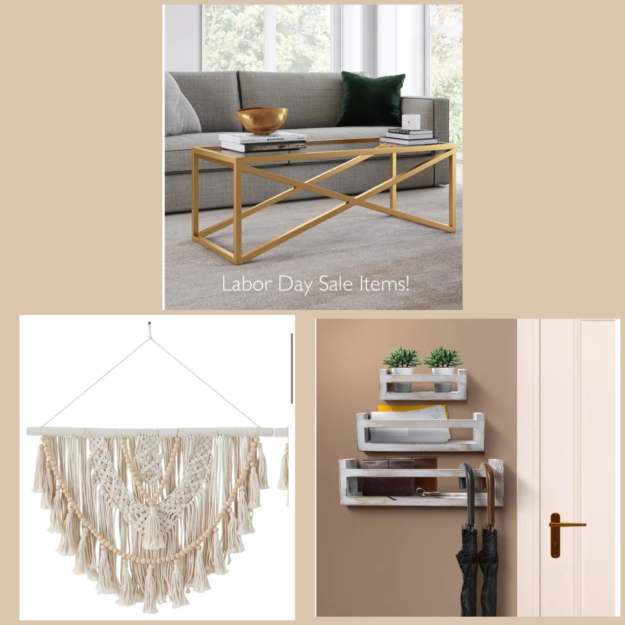 Home decor on sale! #walldecor #ltksale #falldecorsale #coffeetable #bohemianwalldecor #organization #homedecor #labordaysale #coffeetablegold

#LTKSale #LTKhome #LTKSeasonal