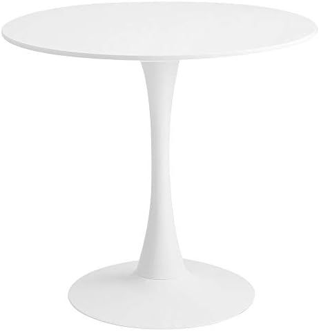 【Roomnhome】 Self-Assembly ∅31.5'' Round Table, Sturdy décor Table with a Combination of Ir... | Amazon (US)