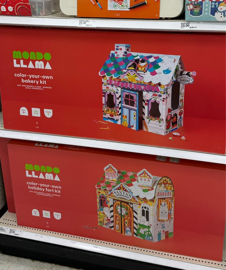 Christmas houses are back at target! #mondollama #targetfinds 