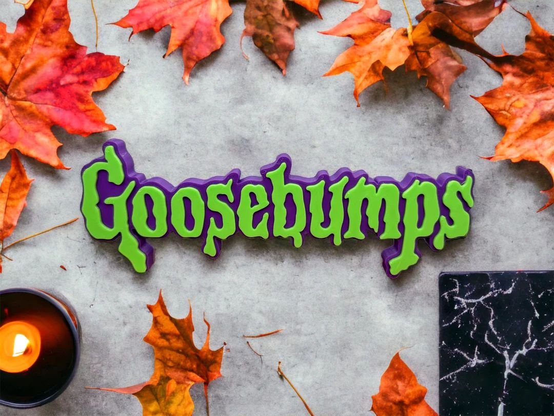 Spooky Goosebumps 3D Printed Sign Choose Your Color - Etsy | Etsy (US)