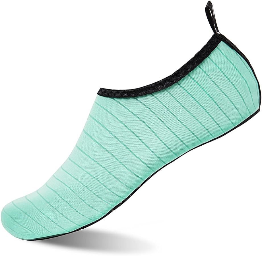 Womens and Mens Kids Water Shoes Barefoot Quick-Dry Aqua Socks for Beach Swim Surf Yoga ... | Amazon (US)