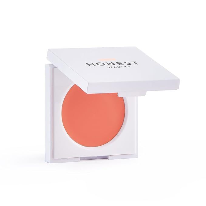 Honest Beauty Crème Cheek Blush, Coral Peach | Buildable & Blendable Blush | Paraben Free, Talc ... | Amazon (US)