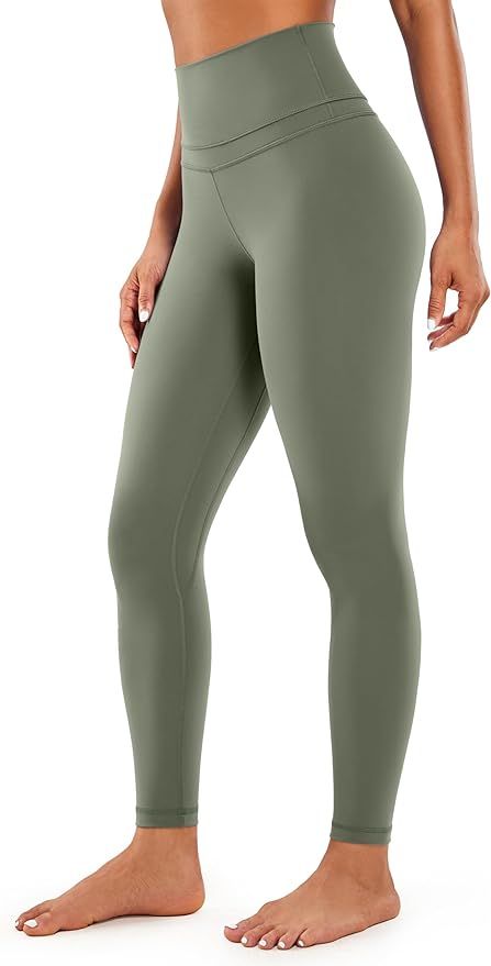 CRZ YOGA Women's Naked Feeling I Workout Leggings 28 Inches - High Waisted Full-Length Yoga Pants | Amazon (US)