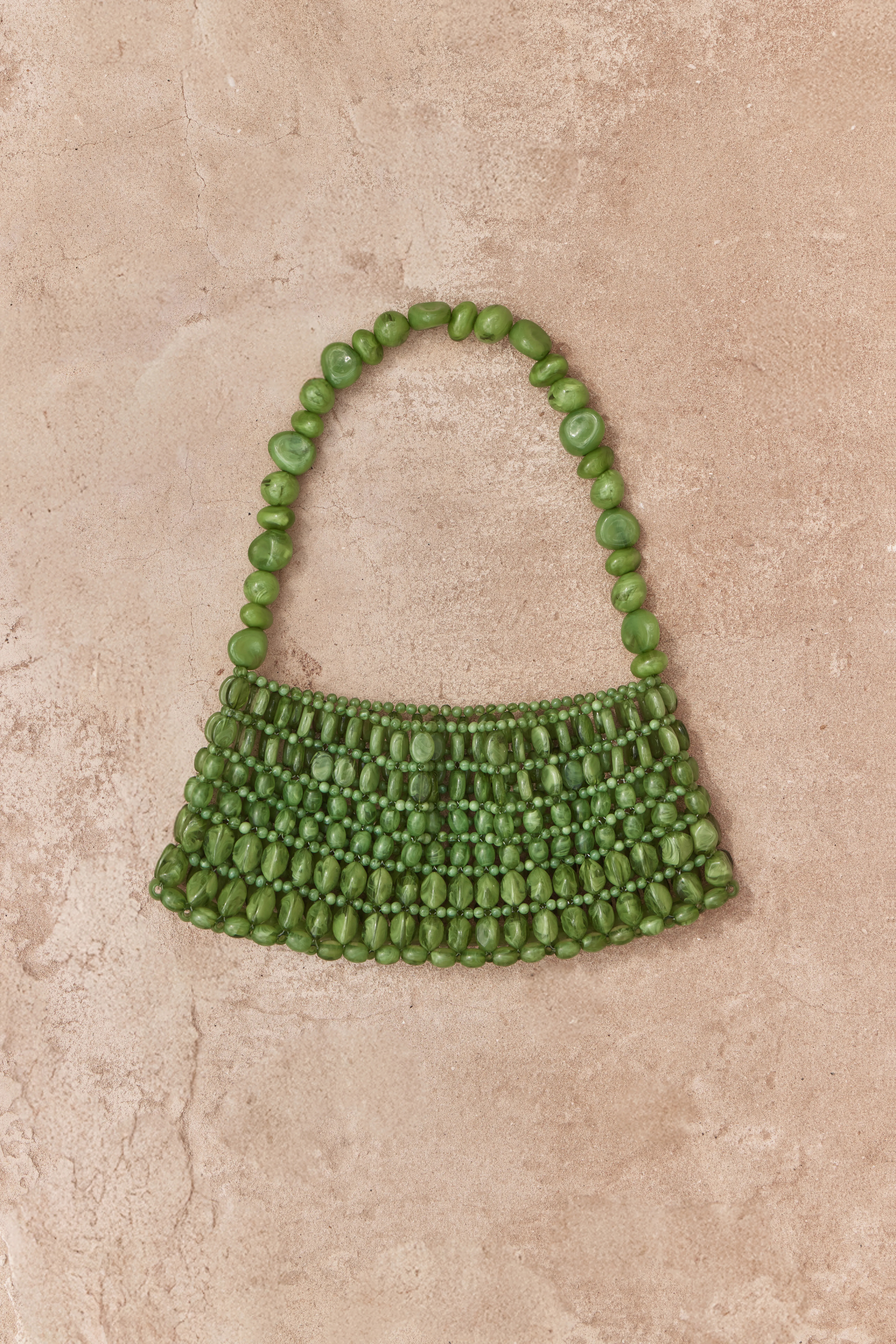 Green Beaded Shoulder Bag | PrettyLittleThing | PrettyLittleThing UK