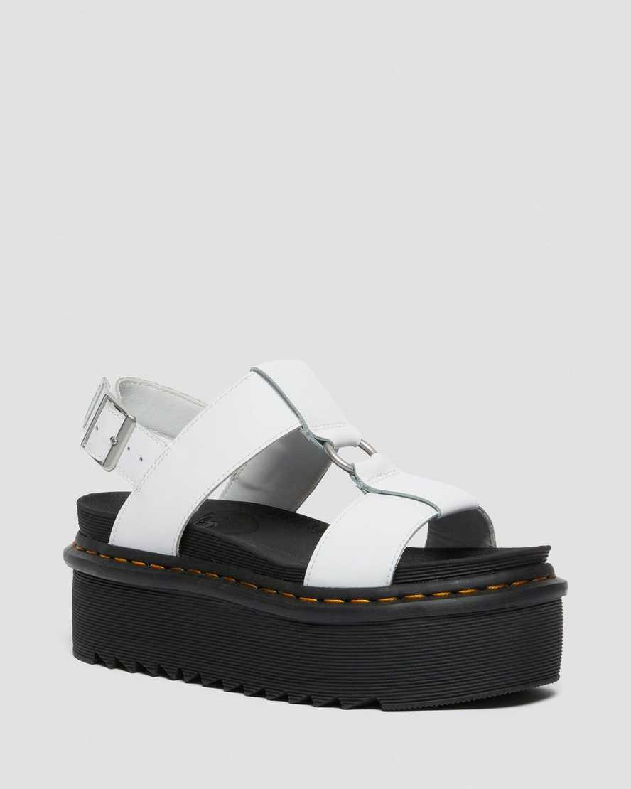 DR MARTENS Francis Leather Platform Strap Sandals | Dr Martens (UK)