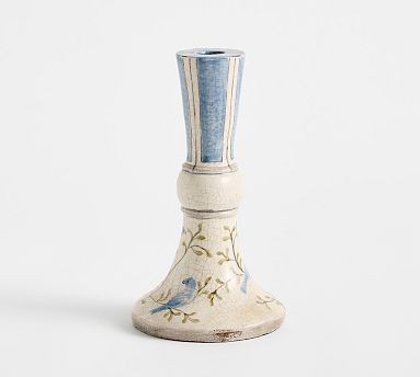 Ornate Hand-Painted Candle Holder | Pottery Barn (US)