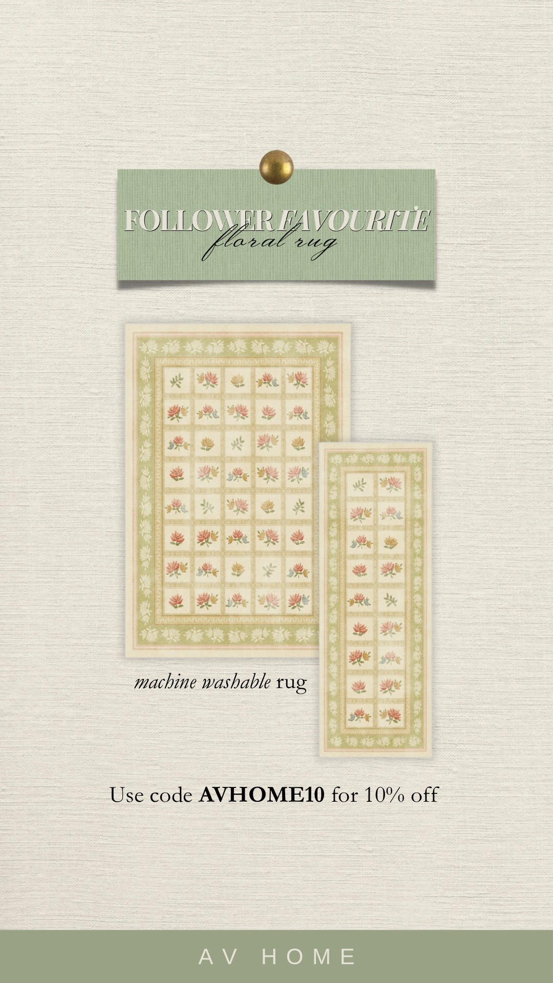 The perfect floral machine washable rug/runner 🌼

#LTKsale #LTKuk #LTKhome