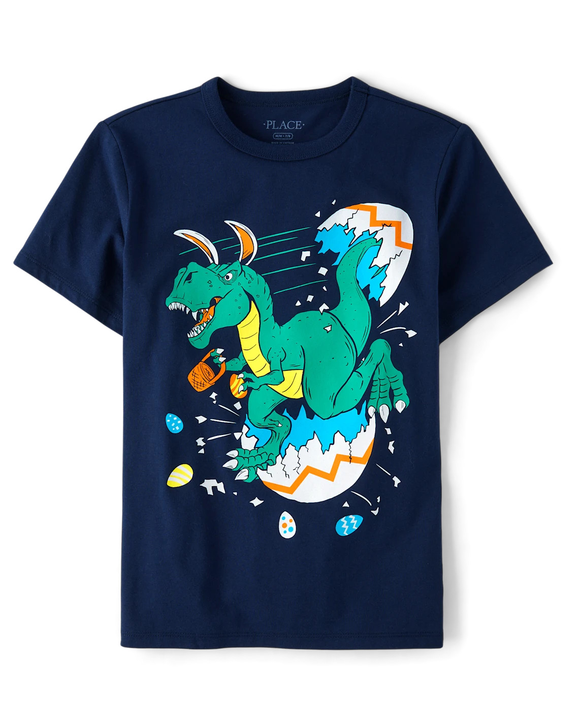 Boys Easter Dino Graphic Tee - blue | The Children's Place
