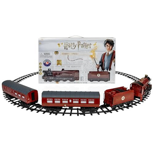 Lionel Battery-Operated Hogwarts Express Toy Train Set with Locomotive, Train Cars, Track & Remote with Authentic Train Sounds, & Lights for Kids 4+ | Amazon (US)