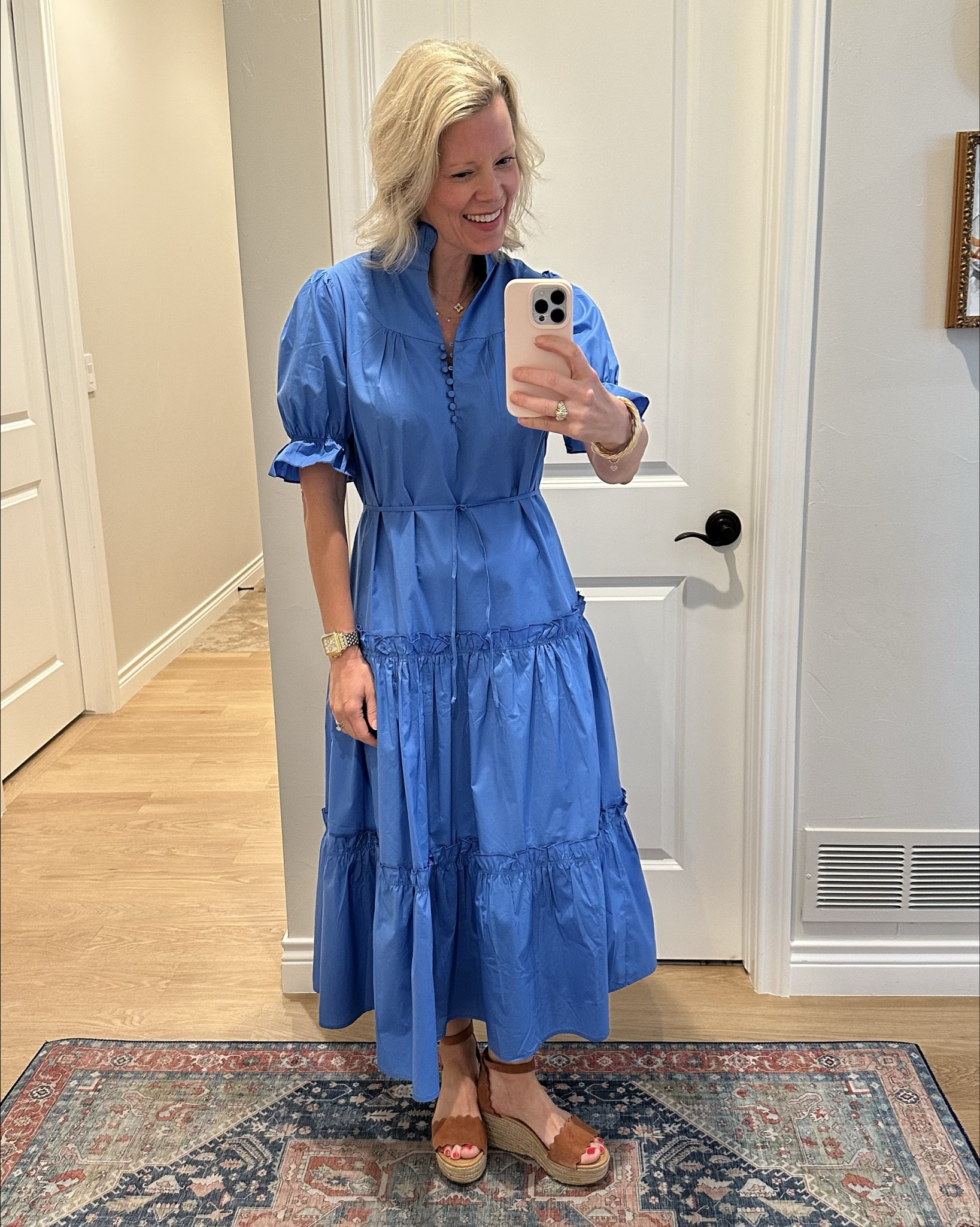 This Tuckernuck style dress from Amazon is fabulous! You can wear it with or without the tie belt. It is so flattering and a nice cotton/ perfect to wear during the summer but also year round. I ordered an extra small and typically wear a size 4. The dress also comes in a blue and white stripe. I absolutely love it!

#LTKWorkwear #LTKSeasonal #LTKStyleTip