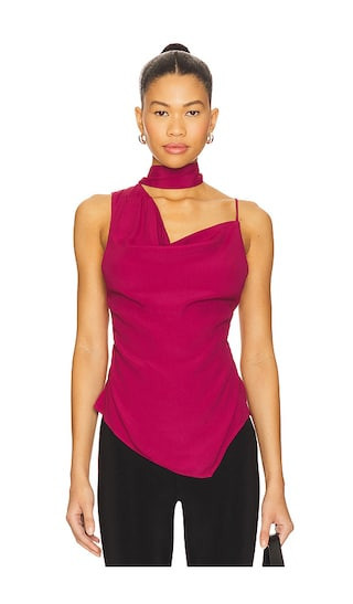 Free People True To You Tank in Burgundy. - size S | Revolve Clothing (Global)