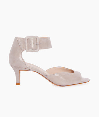 Berlin Low Heel - Shimmer Taupe | Pelle Moda