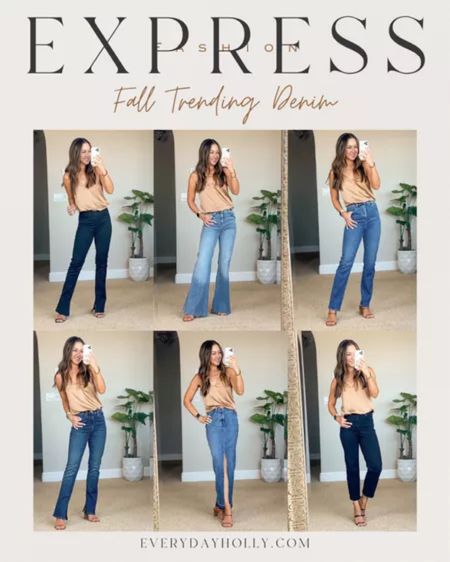 Save 30 to 50% online at Express! Fall Trending denim Styles available and short, regular, and long lengths. The cutest satin Cami, perfect for layering and wearing on its own. Size XS | high waisted front slit Maxi denim skirt, size 0. | super high rise medium wash 90s slim straight jeans size 0 short | mid rise, dark wash, and black skyscraper jeans size 0 short | mid rise light wash raw him 70s flare jeans size 0 short | high waisted, black straight ankle jeans, size 0 short Fall, denim//Trending denim//express denim//petite, denim//fall, capsule, wardrobe//fall, Staples//gold layered necklace//slim belts//black belt//reversible belt// #LTKover40 


#LTKunder50 #LTKSale
