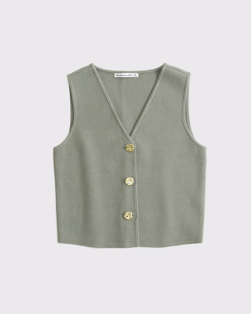 Women's LuxeLoft V-Neck Vest | Women's New Arrivals | Abercrombie.com | Abercrombie & Fitch (US)