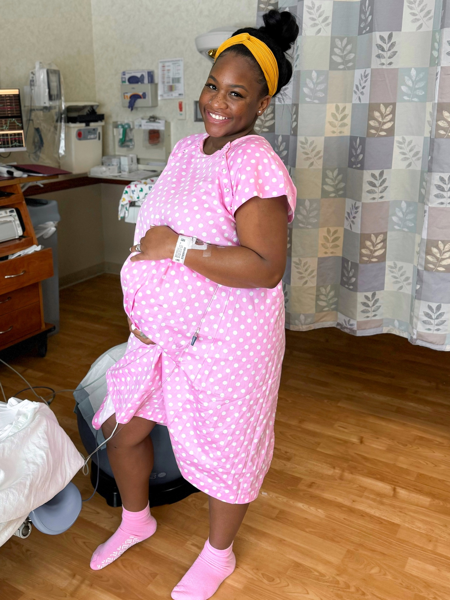 Maternity gowns for labor and delivery! Give birth in style | Wearing size L/XL 

#LTKbaby #LTKbump