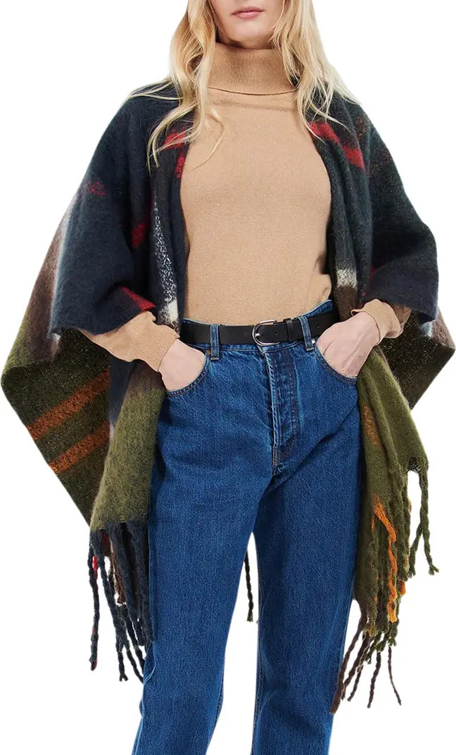 Isla Bouclé Plaid Shawl | Nordstrom