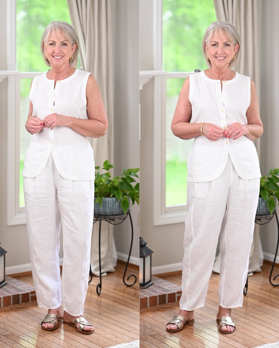 Matching sets and longline vests are so on trend for Summer 2025  

#LTKMidsize #LTKSeasonal #LTKOver40