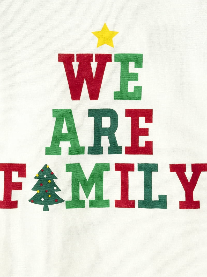 The Children's Place Kids Unisex Matching Family We Are Family Snug Fit Cotton Pajamas, Sizes 4-1... | Walmart (US)