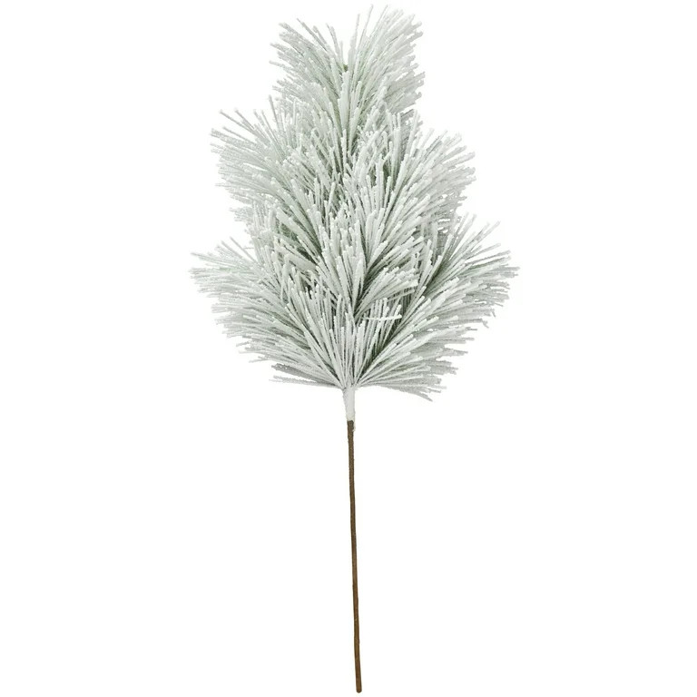 Green Pinecone Frosted Christmas Decoration Pick, 24 inches, 3 Piece, by Holiday Time | Walmart (US)