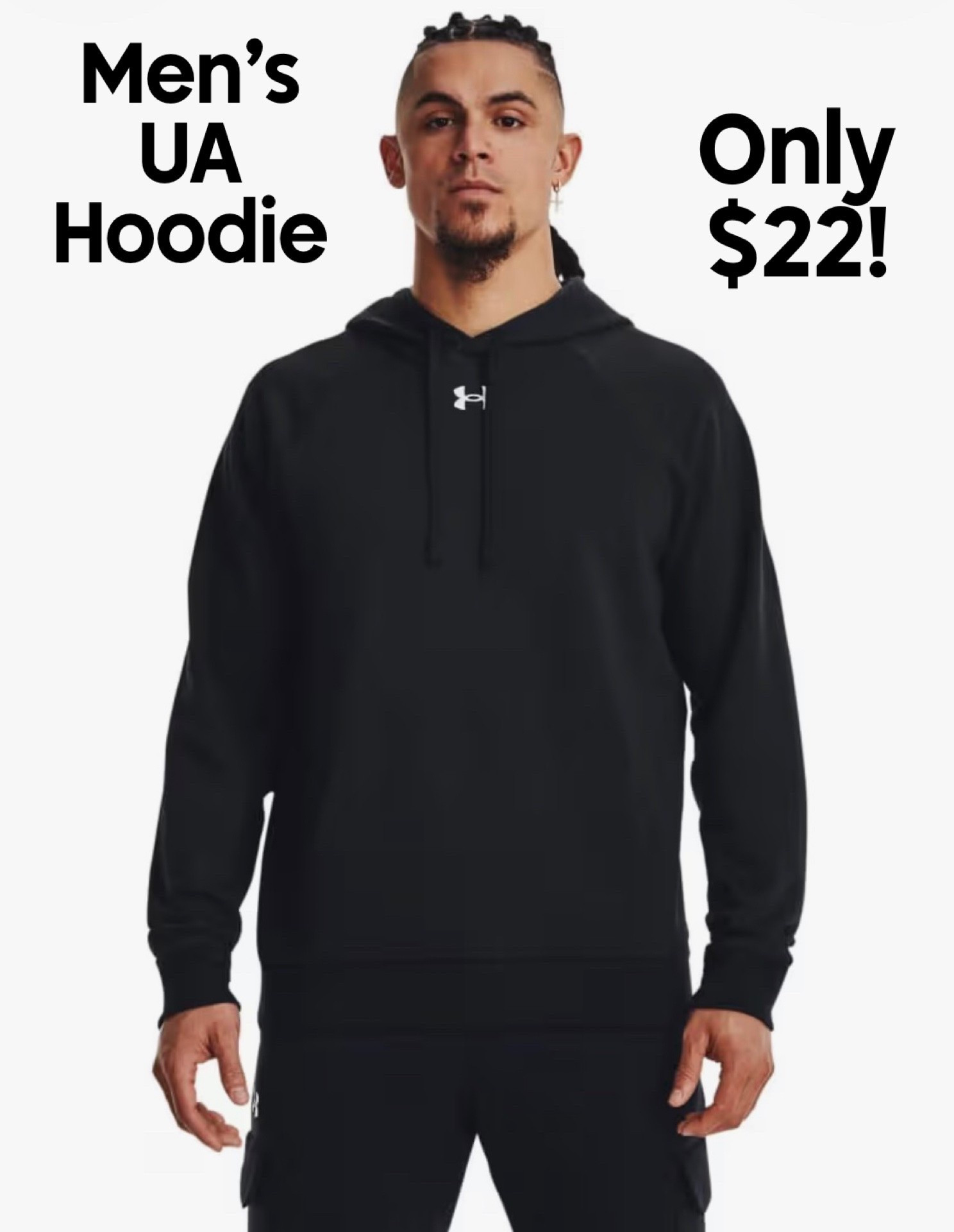 Amazon has the Black Under Armour Men's Rival Fleece Hoodie down to only $22 in all sizes today, with some tall sizes even included! Excellent deal, as this best seller normally retails for $55! Great deal for teens and adults.

#LTKMens #LTKSaleAlert #LTKActive
