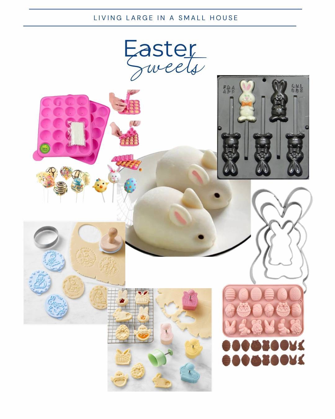 Transform your spring baking with these adorable Easter essentials. Create picture-perfect treats with candy molds, cake pop molds and cookie cutters. 

Perfect for Easter baskets, family gatherings, or simply celebrating the season. 

Hop to it and elevate your seasonal treats today!

#LTKSeasonal #LTKParties #LTKHome