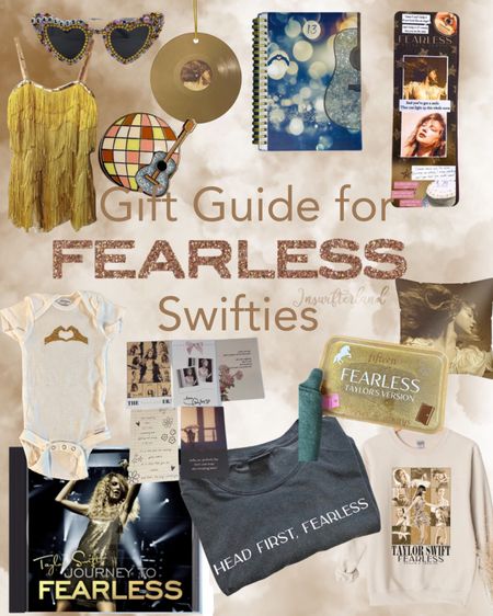 Swiftmas Gift Guide Fearless gift guide fearless Taylor swift eras tour outfit baby gift journal home decor 

#LTKCyberWeek #LTKsalealert #LTKGiftGuide
