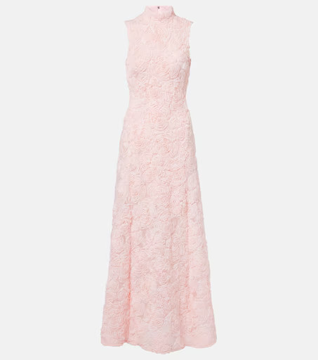 Floral mesh maxi dress | Mytheresa (UK)