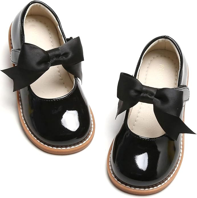 Toddler Girl Mary Jane Dress Shoes-Little Girl School Uniform Shoes for Wedding Party | Amazon (US)