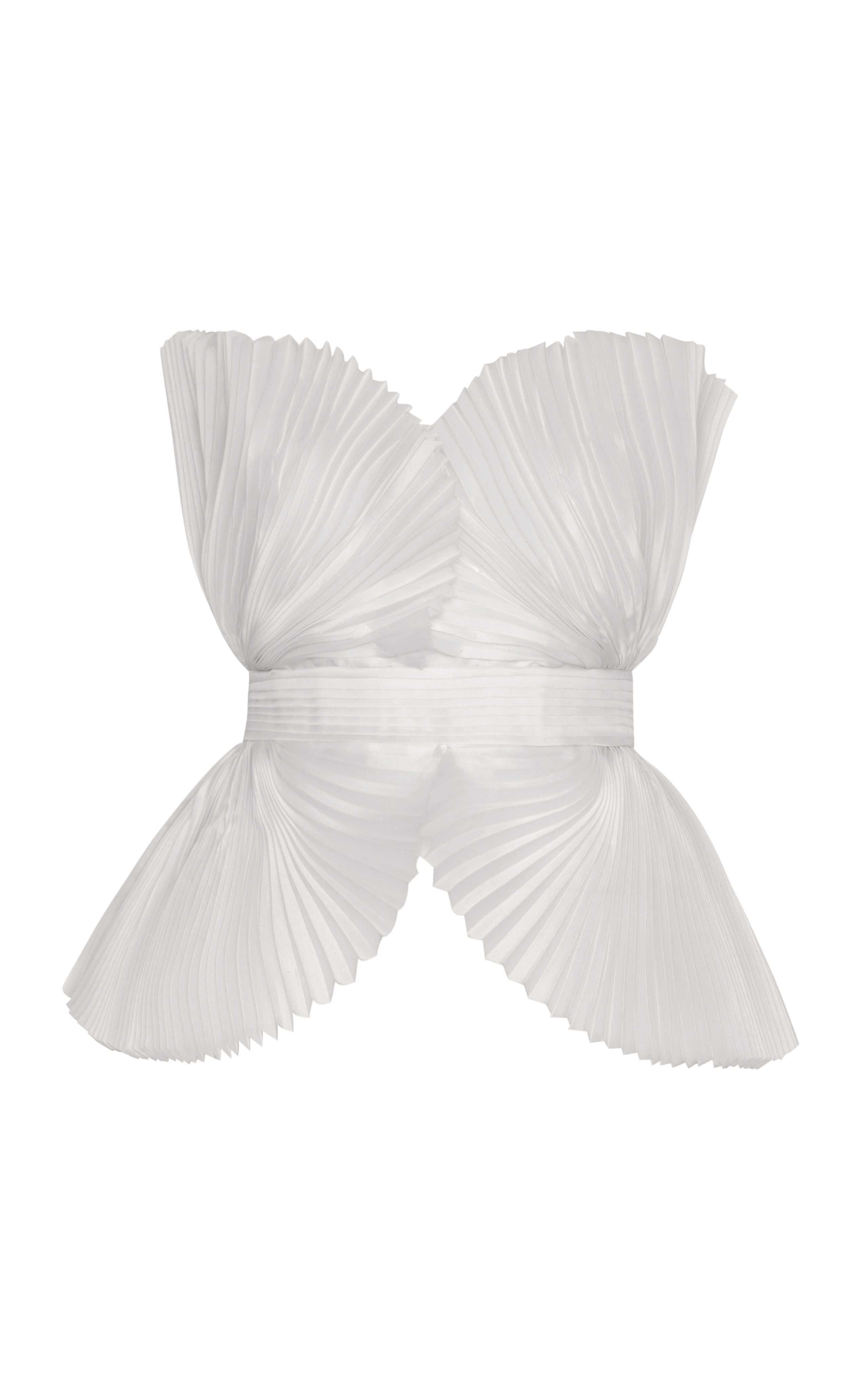 Saia Satin-Faced Silk Organza Top | Moda Operandi (Global)