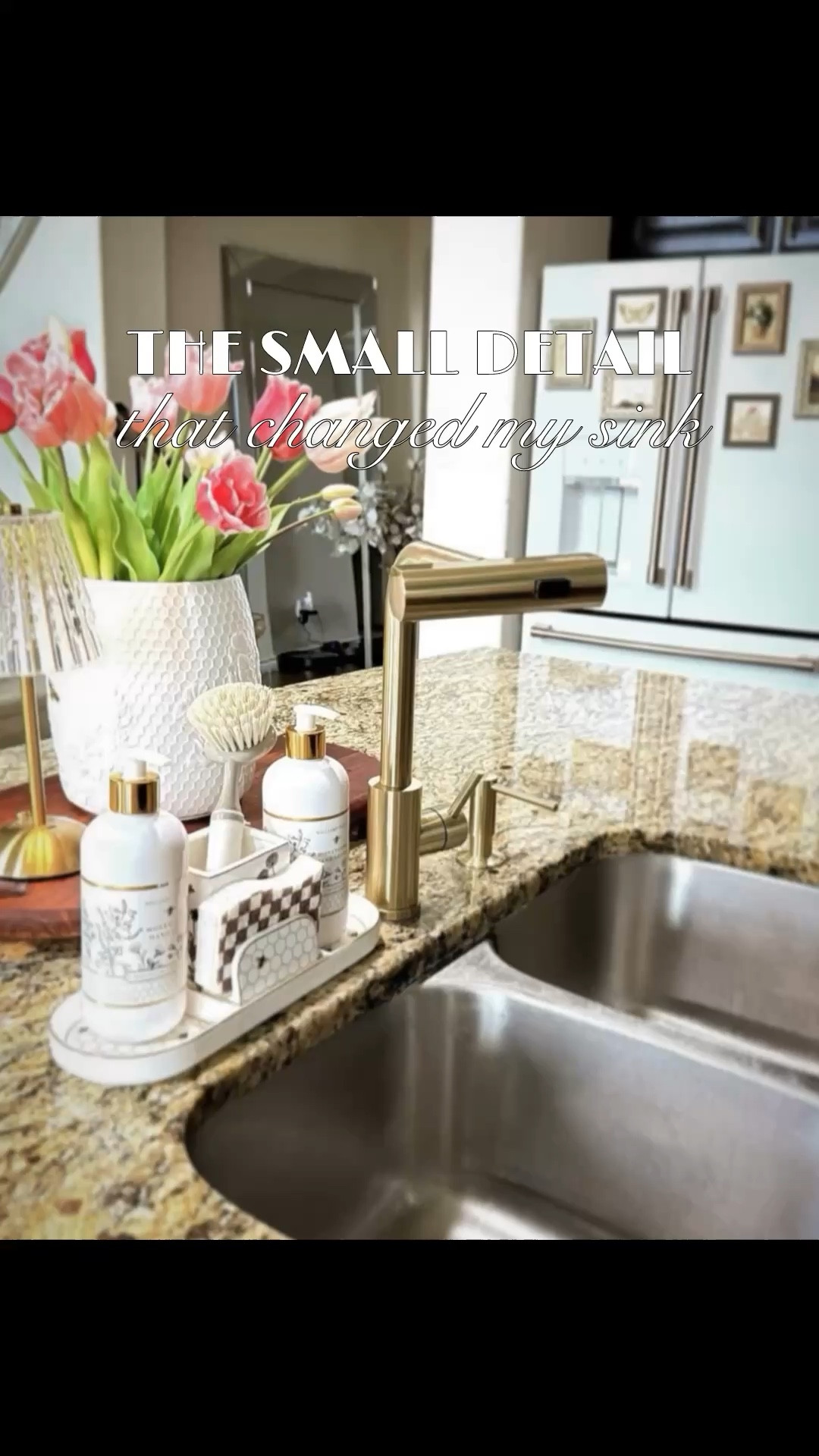 I didn’t realize how messy my sink looked until I added this… now everything looks clean and put together.⚜️✨

#LTKootd #LTKfoodie #LTKgrwm