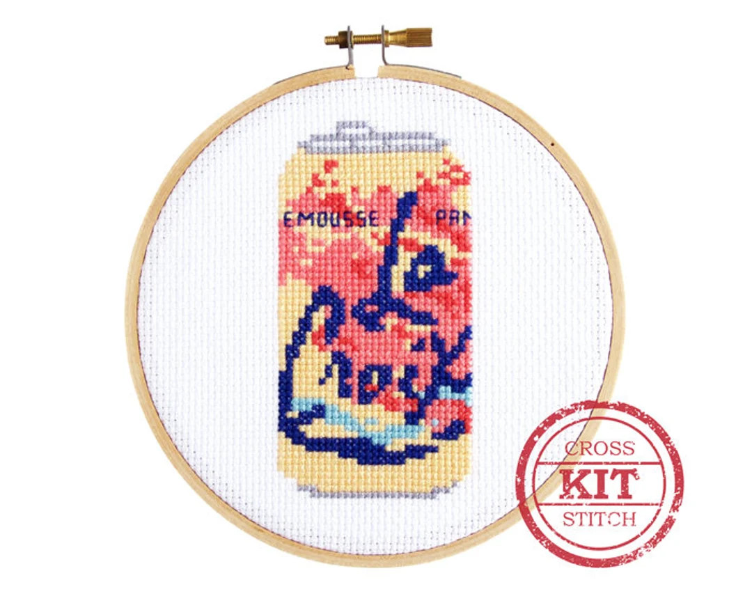 La Croix DIY Cross Stitch Kit | Etsy (US)