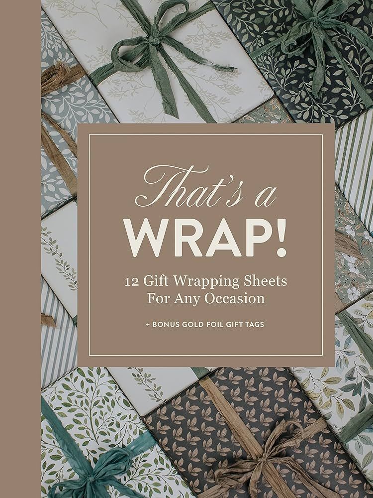 That's A Wrap!: 12 Gift Wrapping Sheets for Any Occasion | Amazon (US)