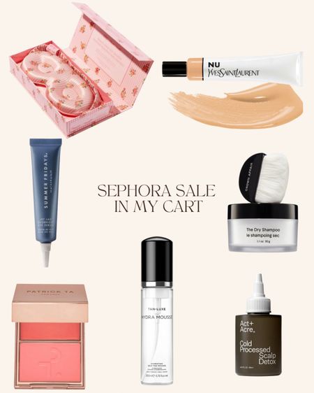 Things I’m eyeing right now from the Sephora Sale! Tanning mousse, silk sleep mask, eye serum, and more! Code YAYSAVE

#LTKxSephora