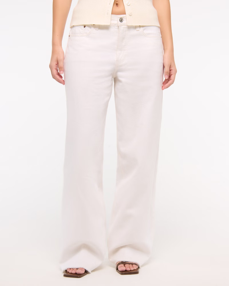 Women's Curve Love Low Rise Ultra Loose Jean | Women's Bottoms | Abercrombie.com | Abercrombie & Fitch (US)