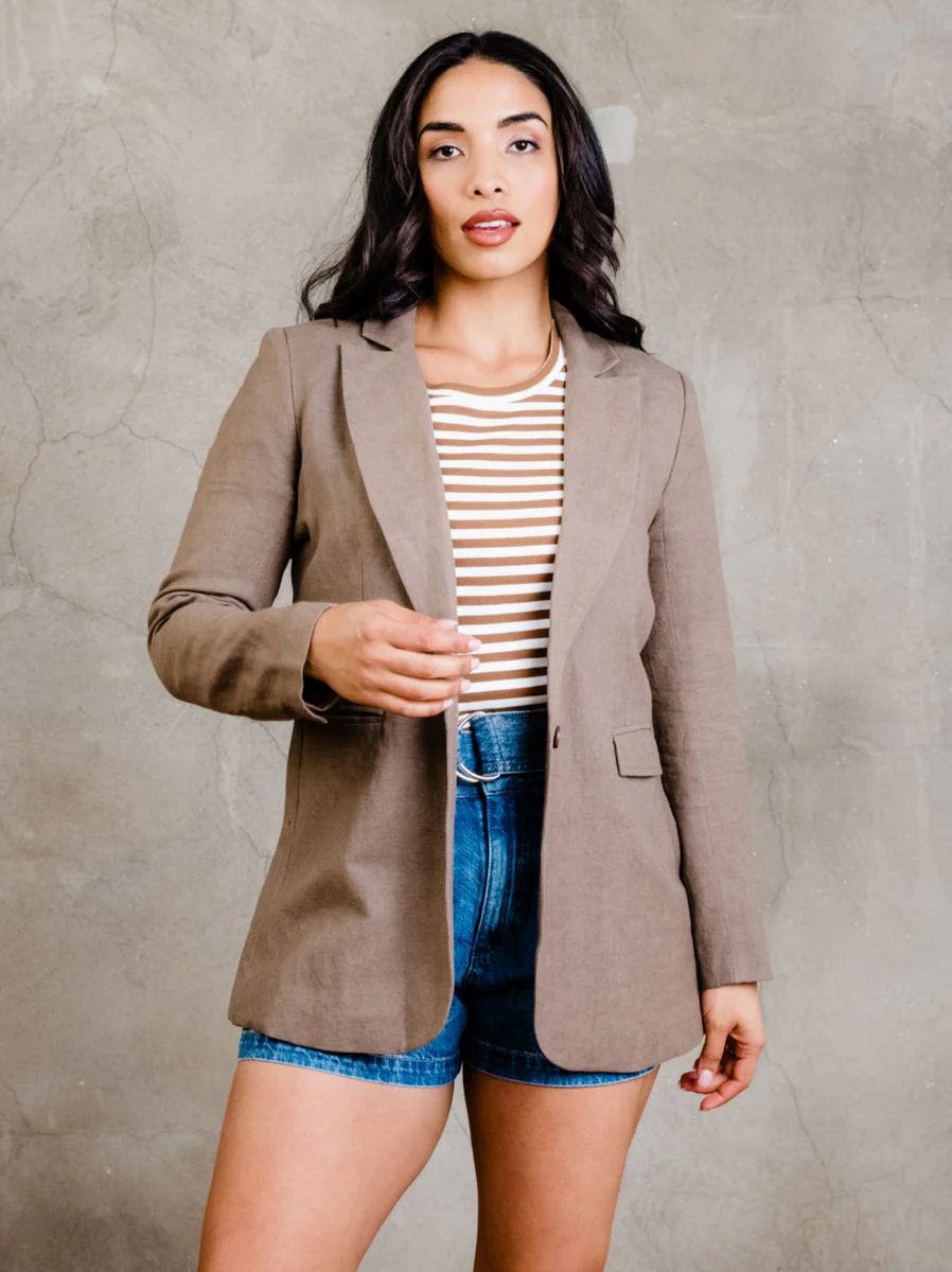 Heather Linen Blazer | ABLE Clothing