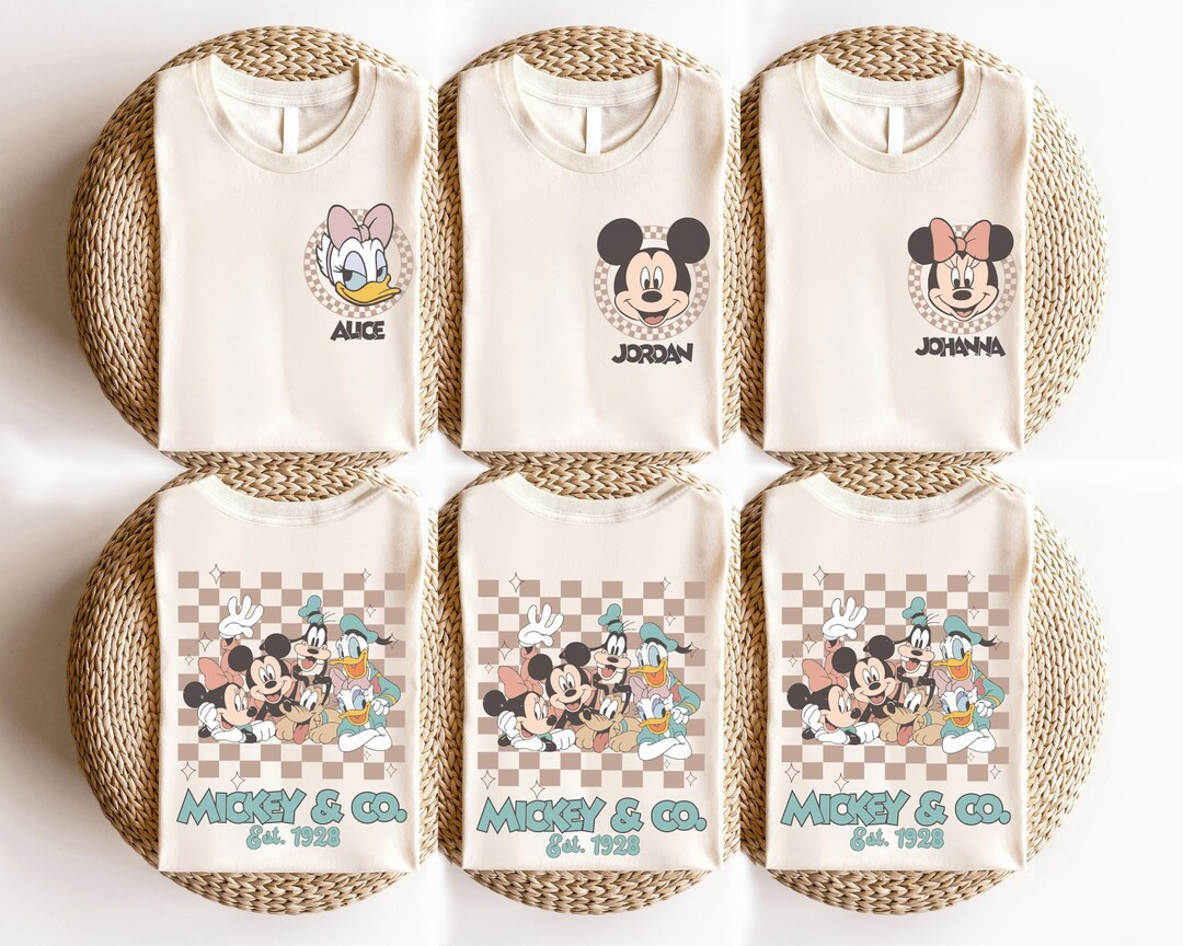 Mickey & Co Shirt, Disney 2025 Family Trip Tee, Minnie Mouse Sweatshirt, Daisy Duck Shirt, Donald... | Etsy (US)