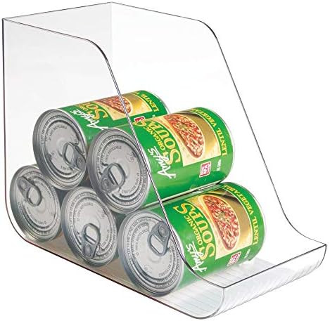 mDesign Plastic Kitchen Storage Organizer Bins Container Bin for Canned Food, Soup Can, Dog Food,... | Amazon (US)